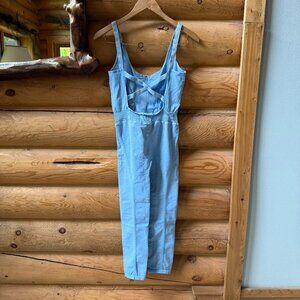 Free People FP Movement Good Karma Onesie in Light Blue